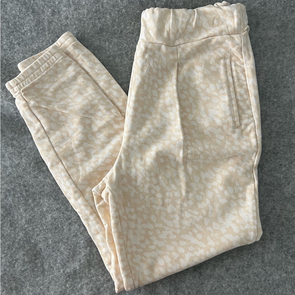 Fabletics leopard print joggers